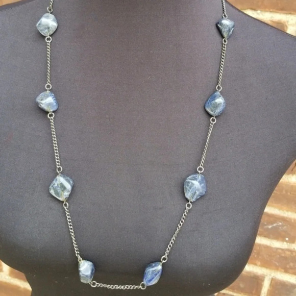 Vintage gemstone necklace‎ NEW - Picture 1 of 6